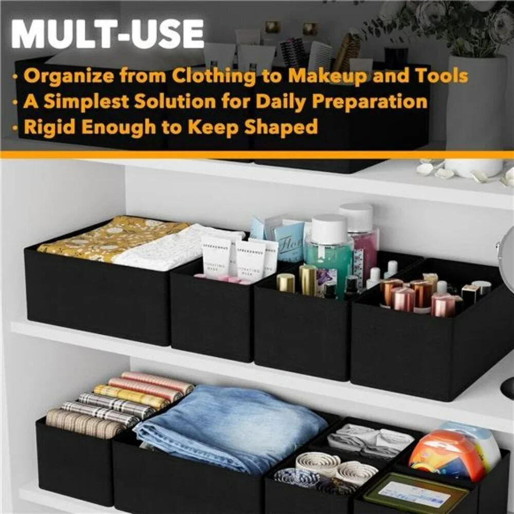 Drawer Organizer Clothes 12 Pack Dresser Organizer Bins Storage Dividers Clothin